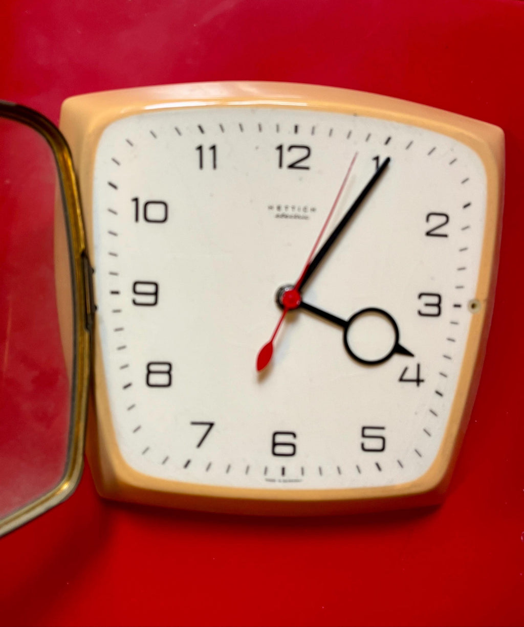 Orologio da parete Hettich Electric in ceramica anni ’60