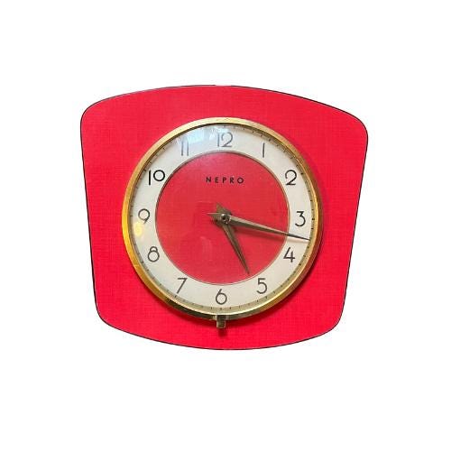 Orologio da parete Nepro Made in Italy anni ’50