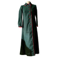 Soprabito in lana verde con profili rossi 1960