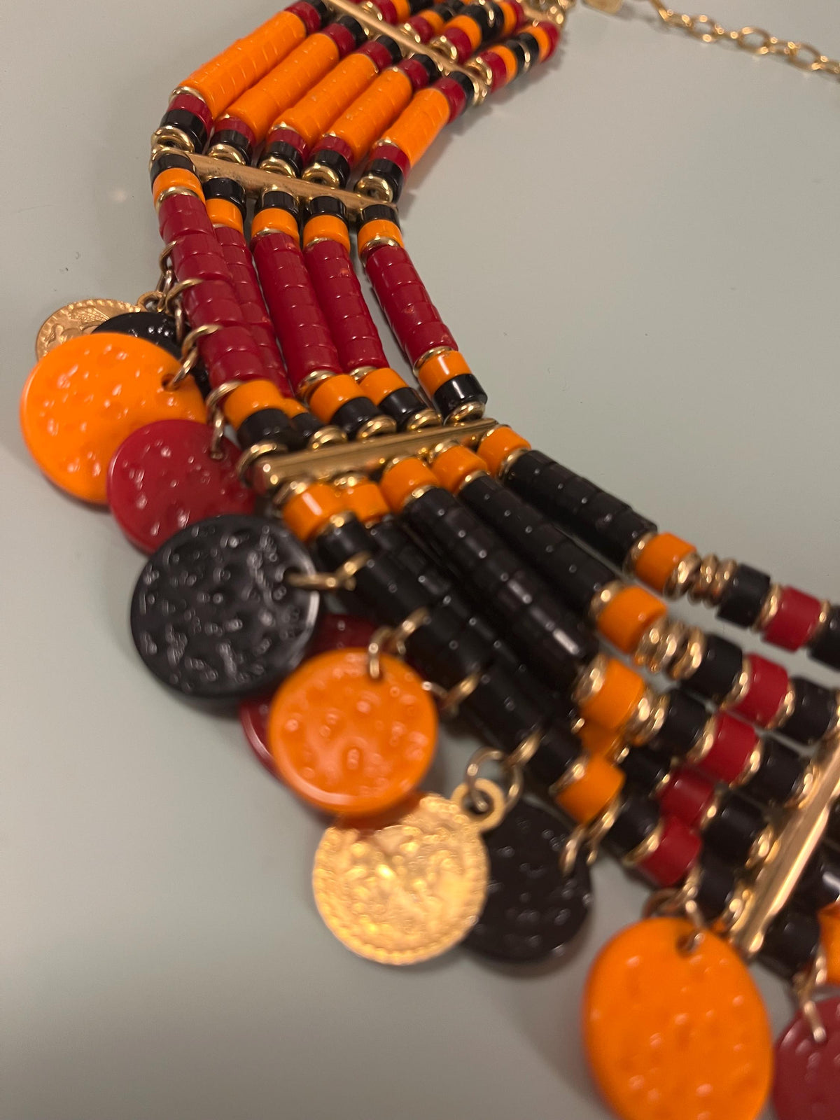 Choker Sharra Pagano multicolore anni ’90