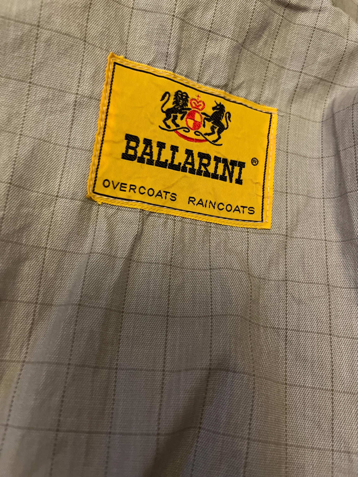 Vintage 70 men raincoat