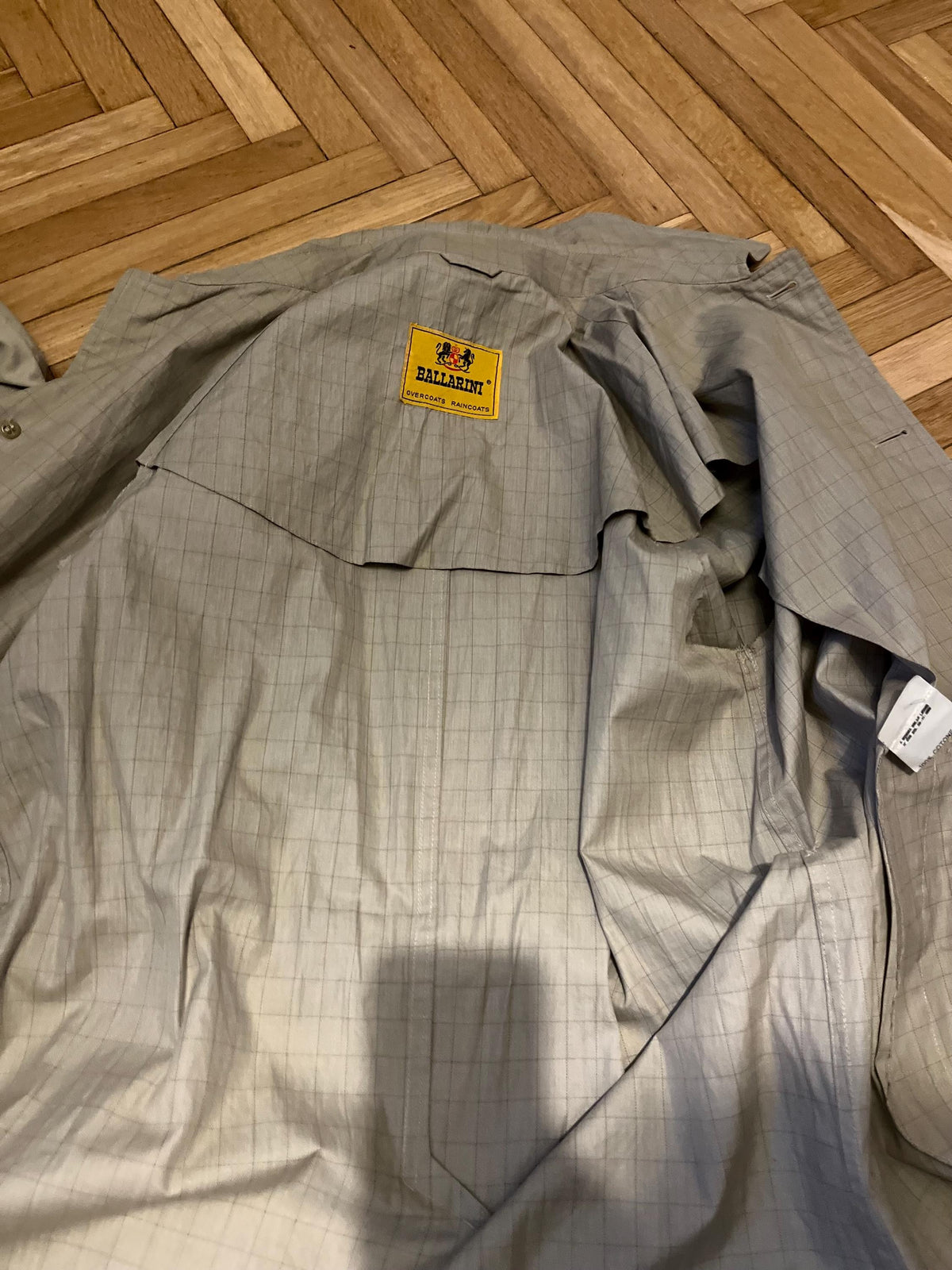 Vintage 70 men raincoat