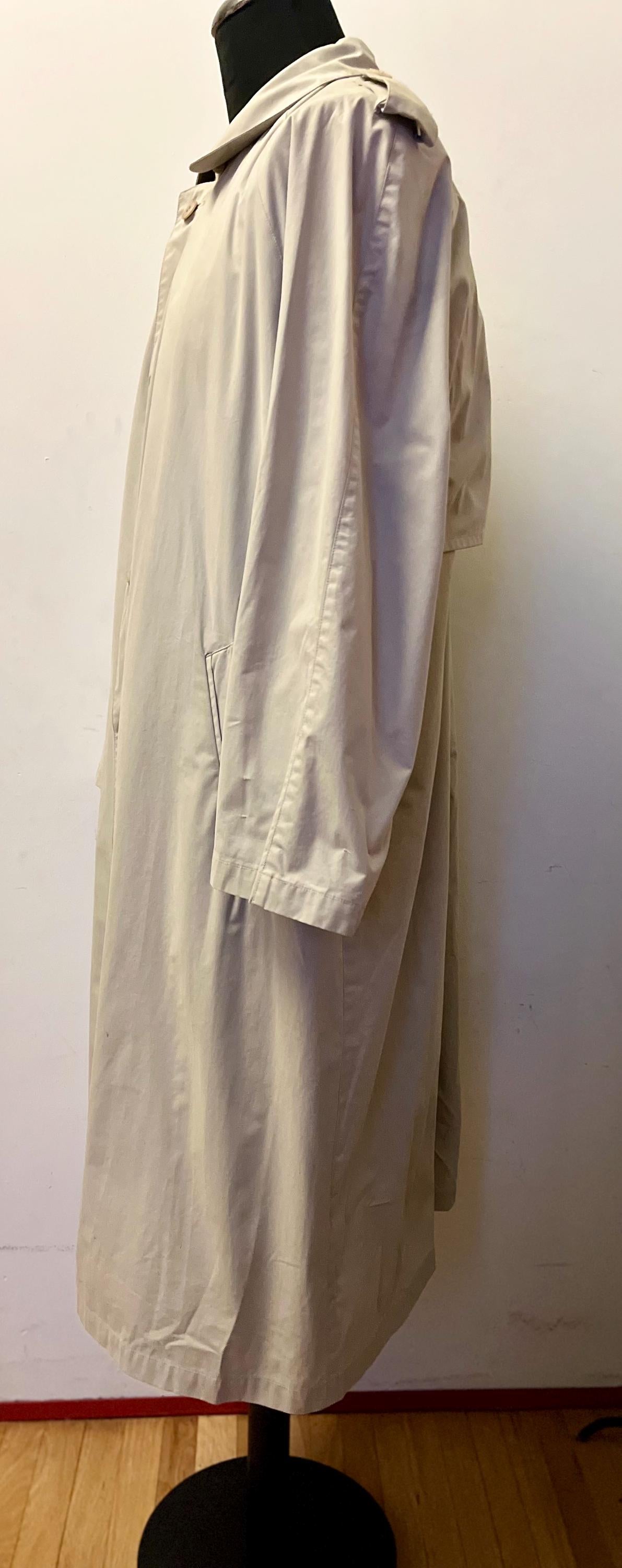 Vintage 80s men raincoat