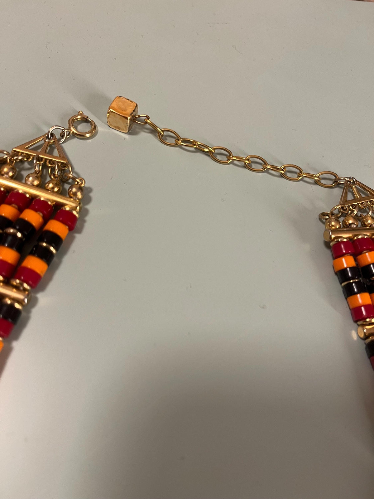 Choker Sharra Pagano multicolore anni ’90