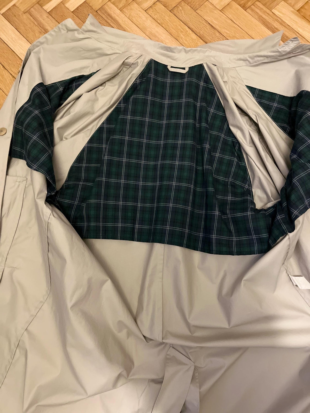 Vintage 80s men raincoat