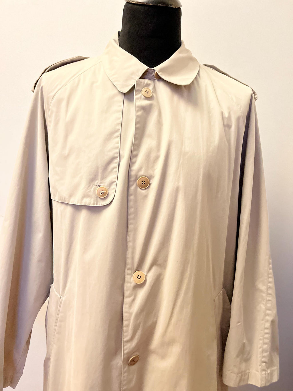 Vintage 80s men raincoat