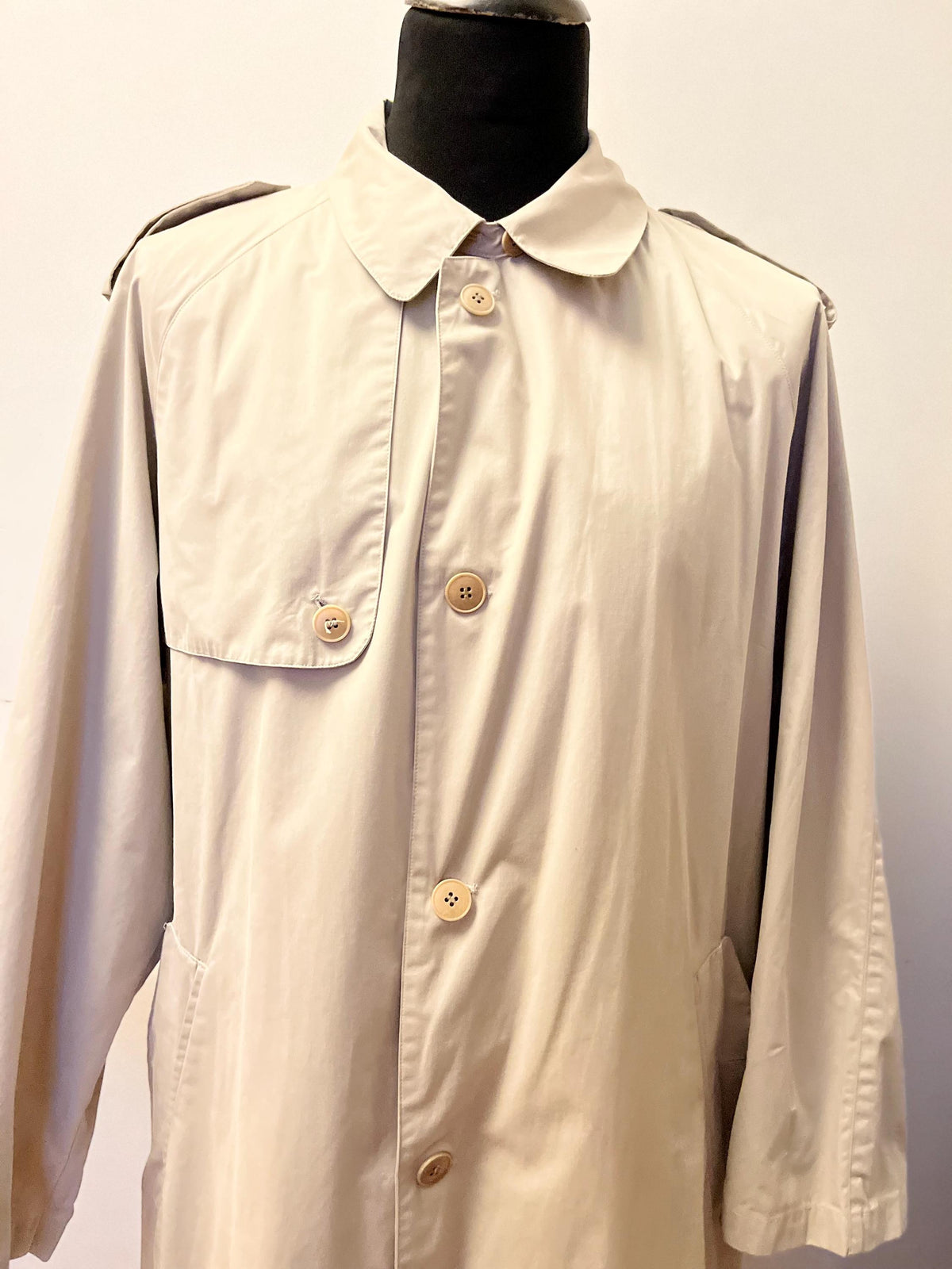 Vintage 80s men raincoat