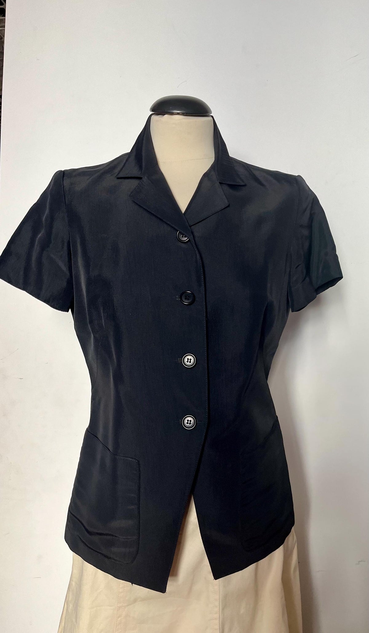 Aspesi Blu silk jacket
