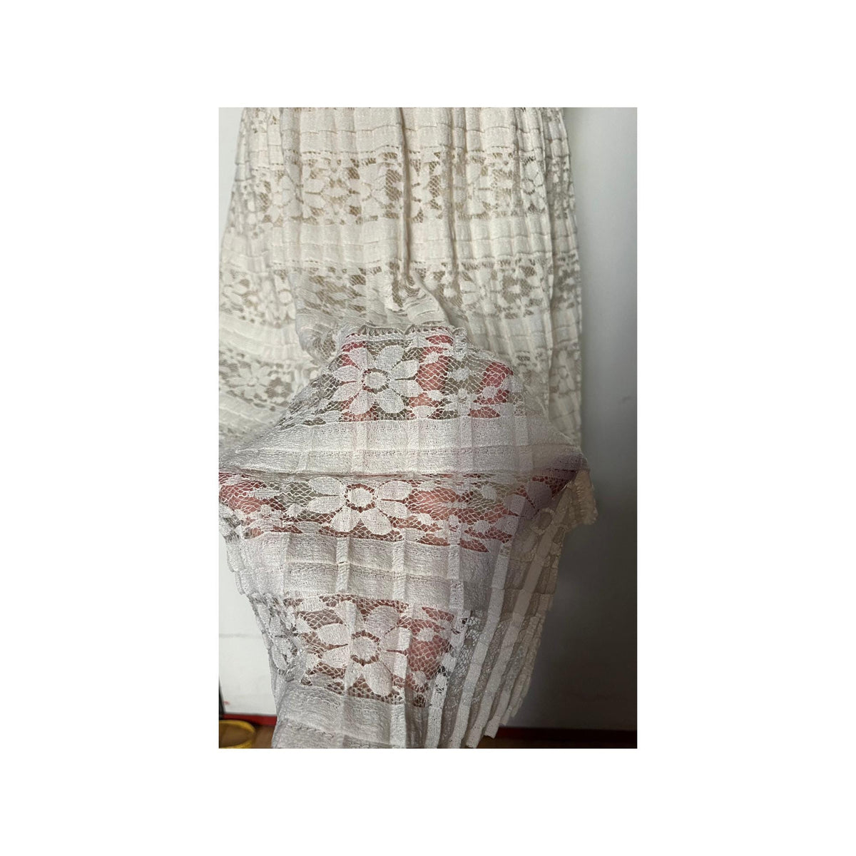 Red Valentino lace white lace dress