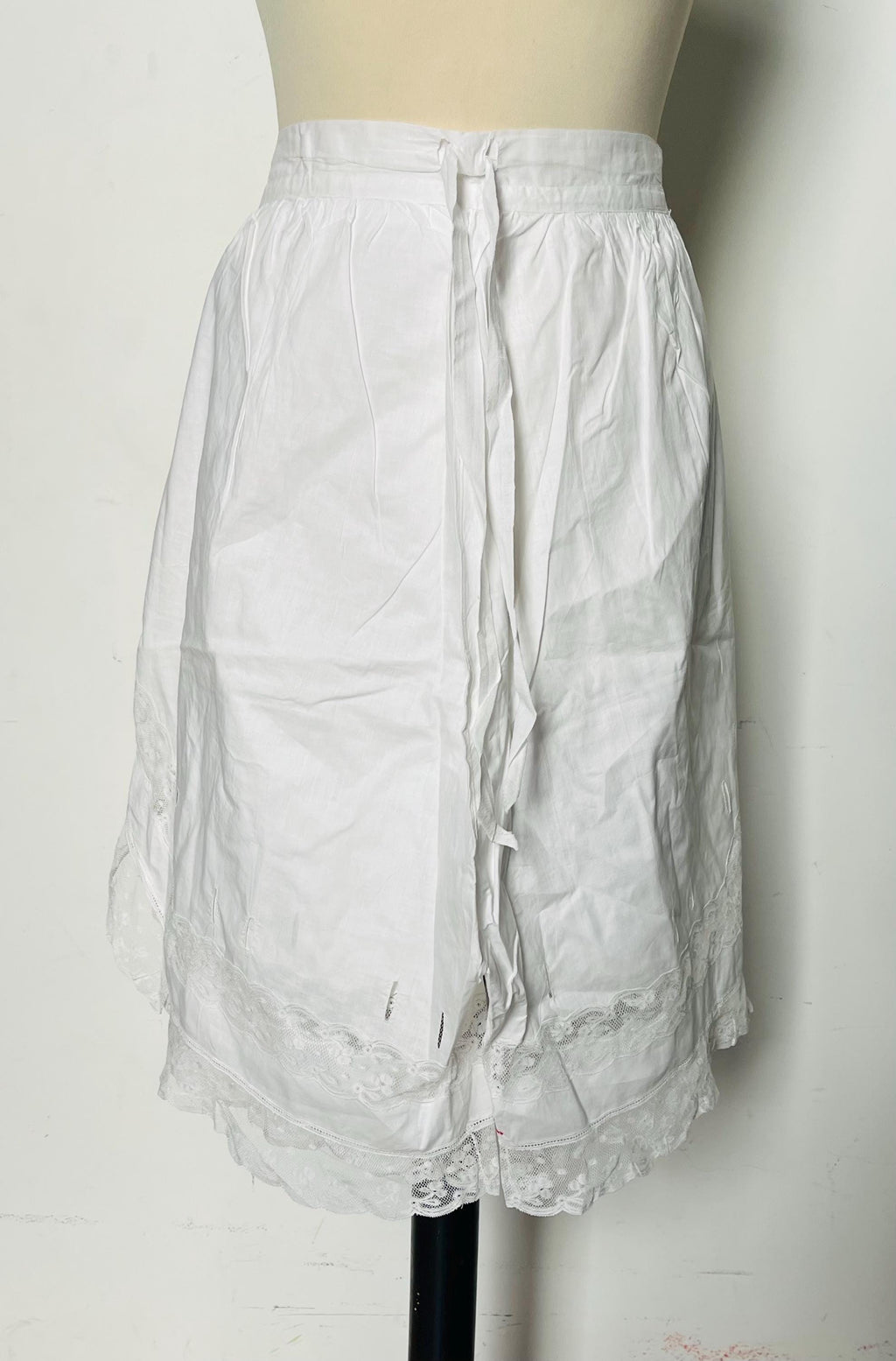 Vintage White Cotton Drawers