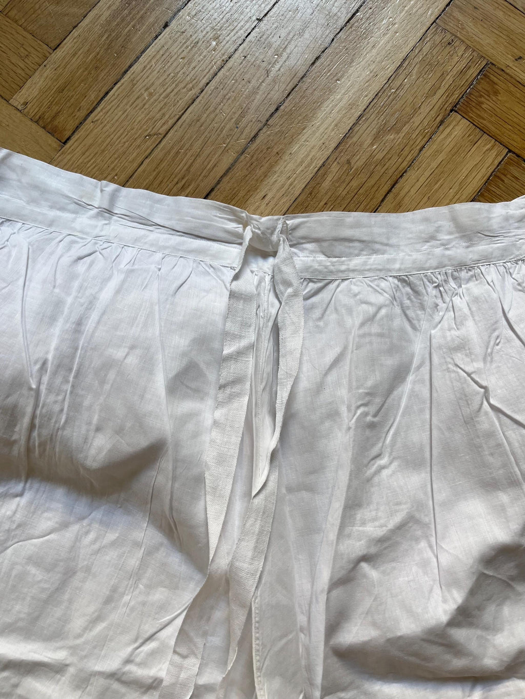 Vintage White Cotton Drawers