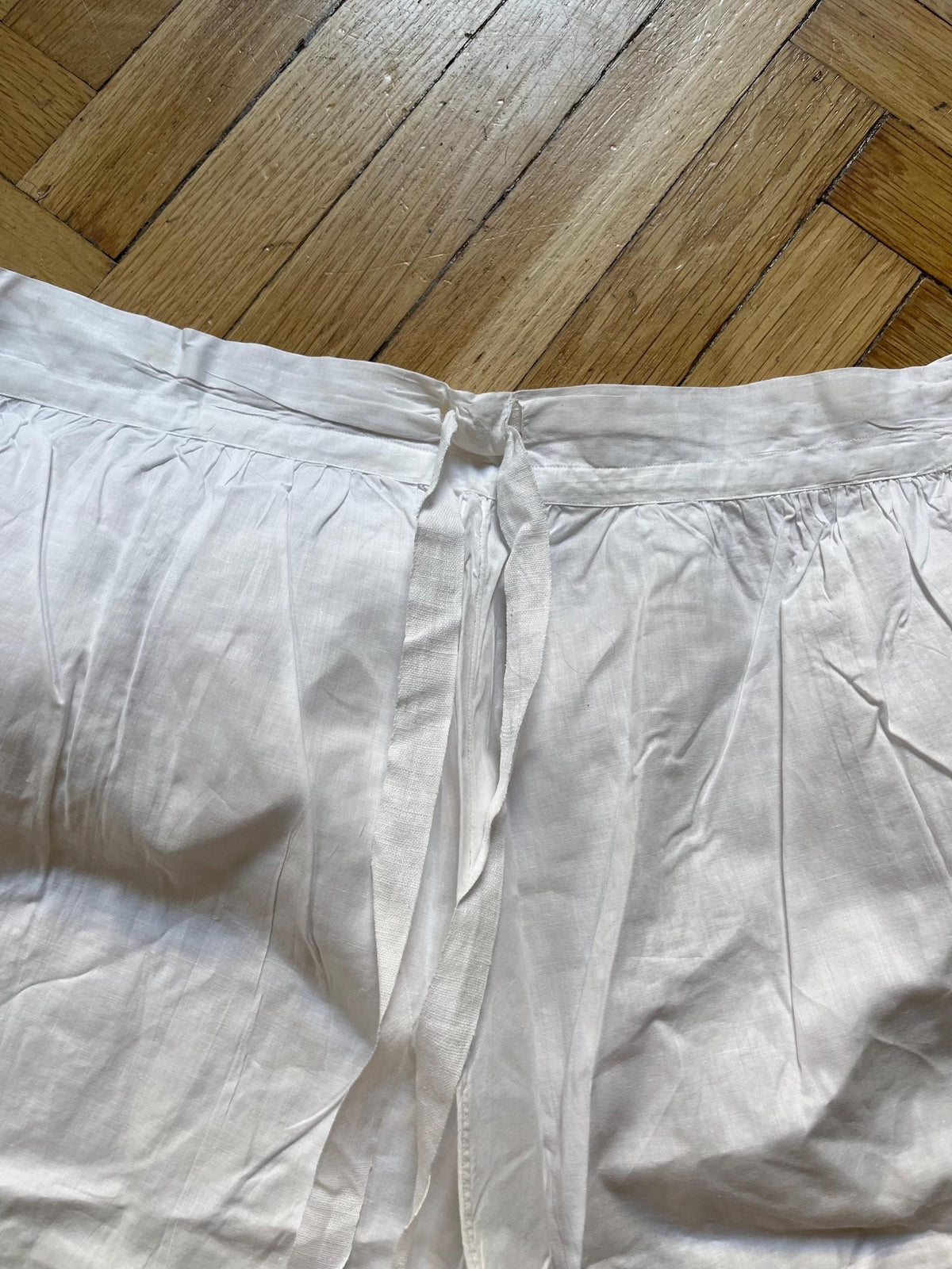 Vintage White Cotton Drawers