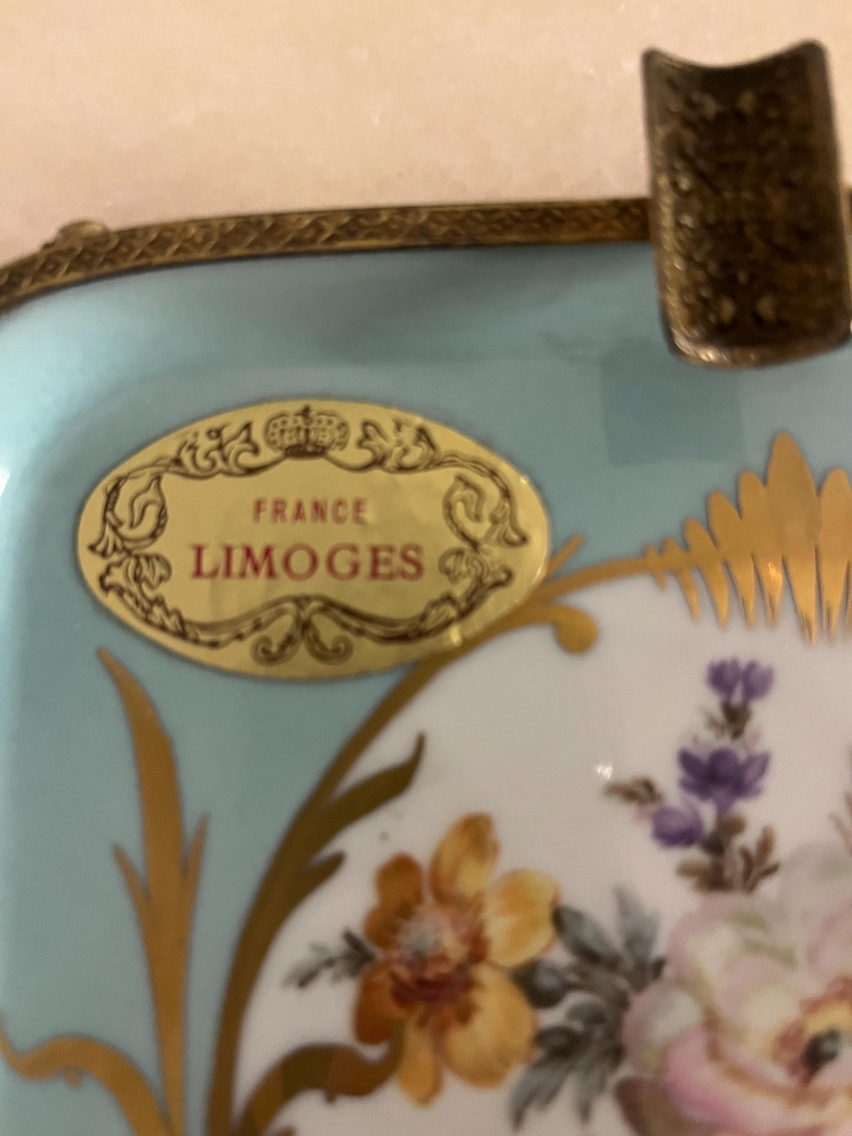 Posacenere Limoges in ceramica