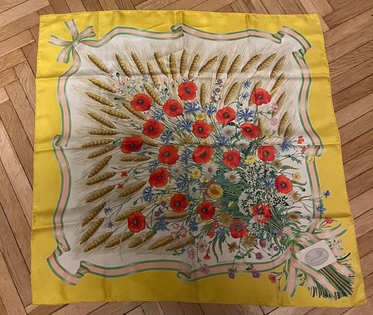 Foulard Gucci 1970 firmato Accornero