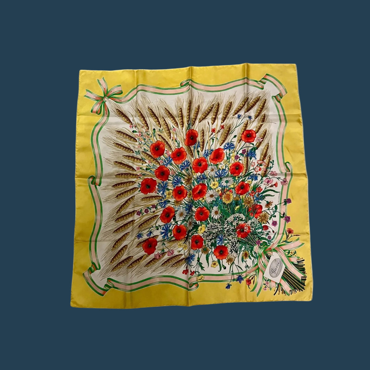 Foulard Gucci 1970 firmato Accornero