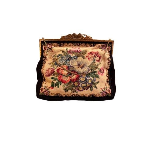 Borsa anni 5o piccolo punto