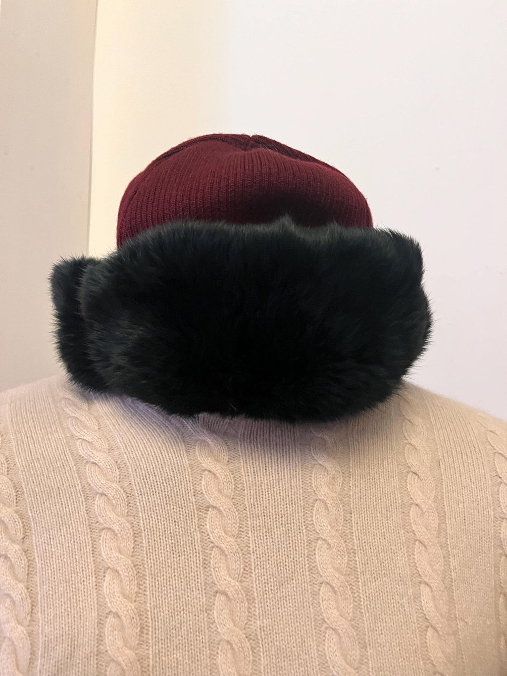 Gianni Versace vintage  Wool Ushanka Hat