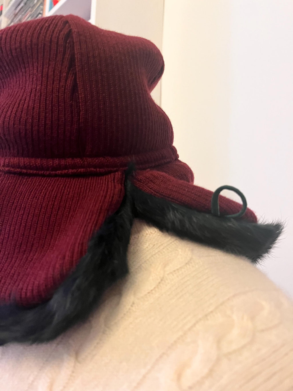 Gianni Versace vintage  Wool Ushanka Hat