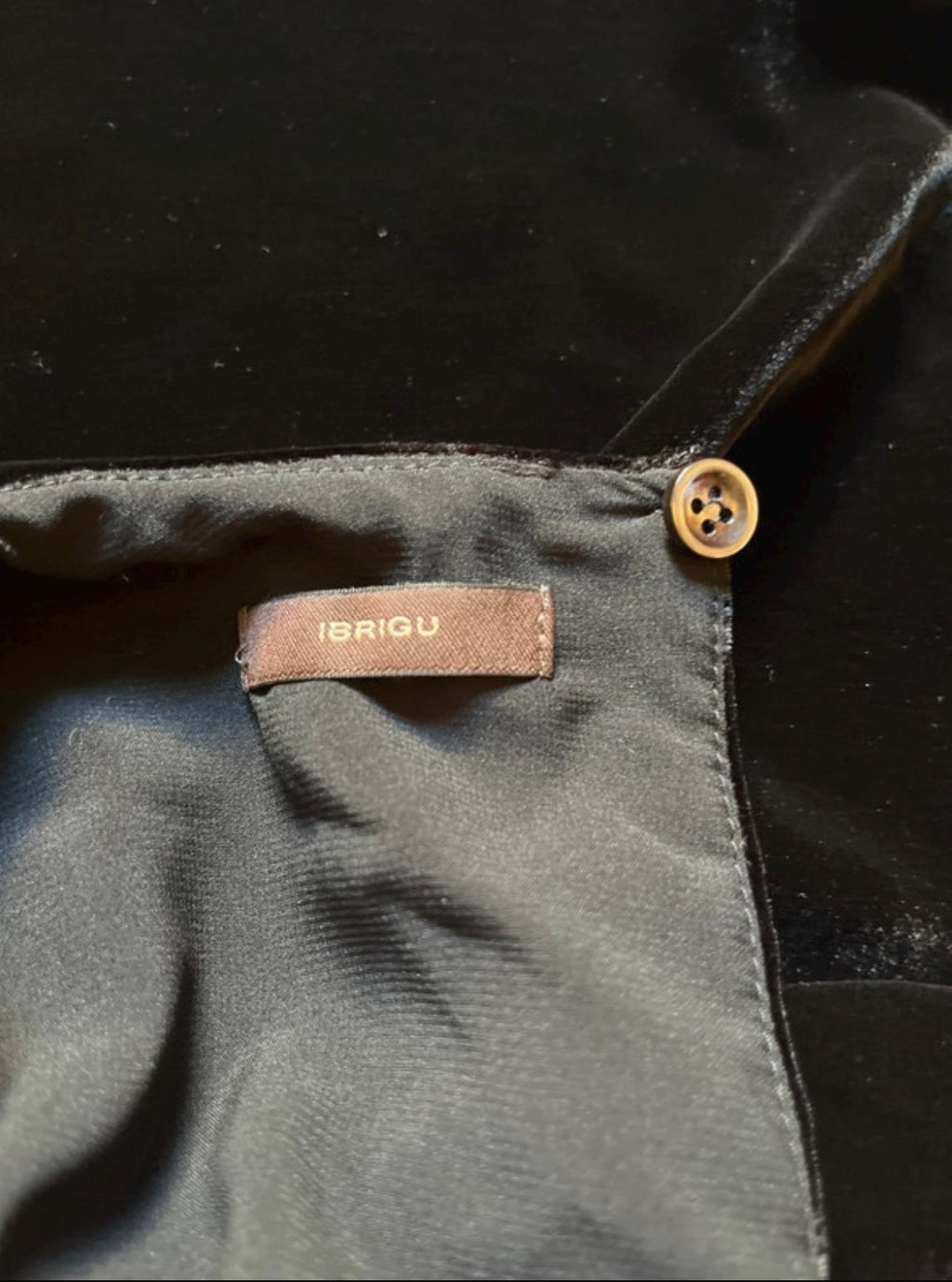 Vintage Velvet Ibrigu Top with Sequin Embroidery Pink Bronze |