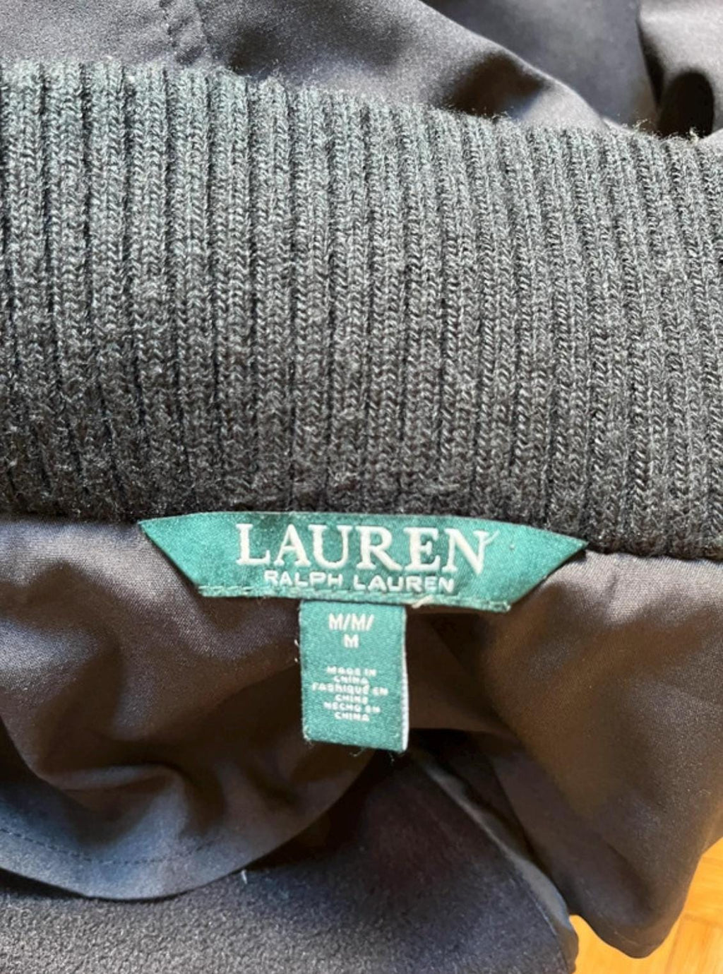 Vintage Ralph Lauren Black Winter Jacket