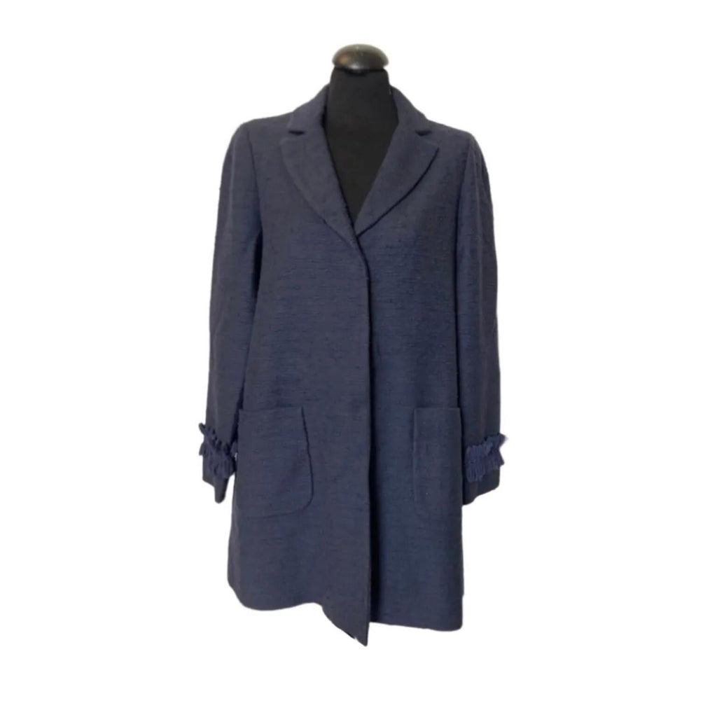 Max & Co Blue Cotton Coat Jacket