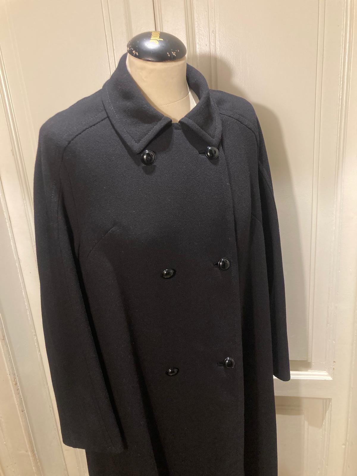 Elegante cappotto sartoriale italiano originale anni ’60