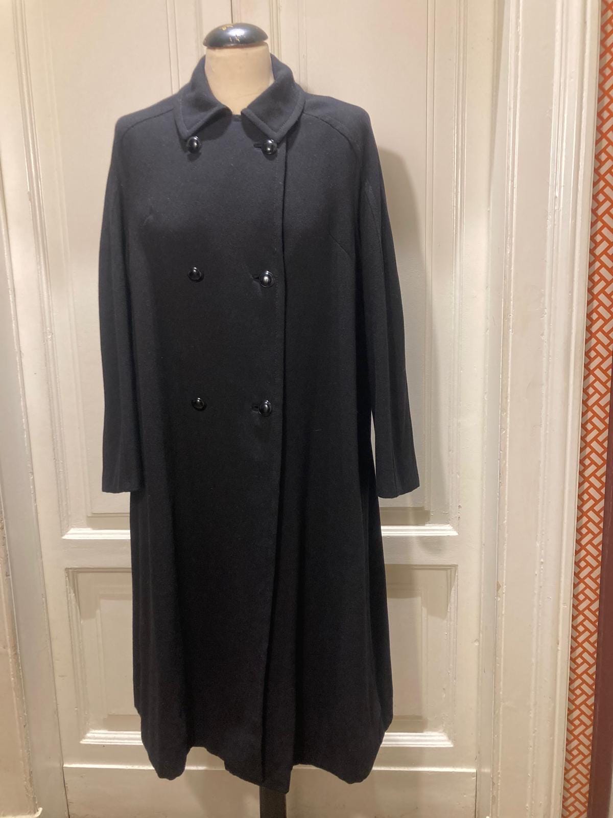 Elegante cappotto sartoriale italiano originale anni ’60