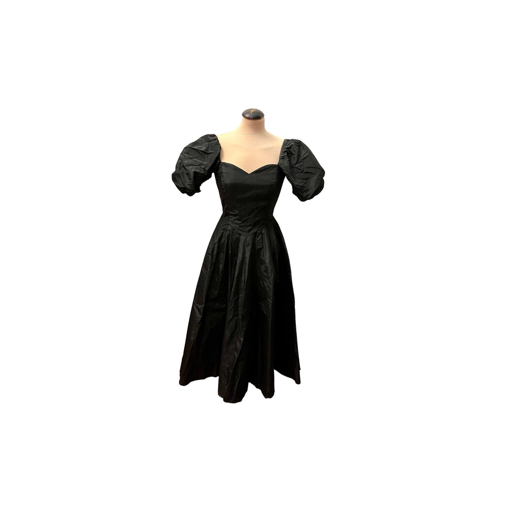 Abito nero Vintage Laura Ashley