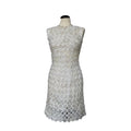Abito crochet in rafia bianca anni ’60