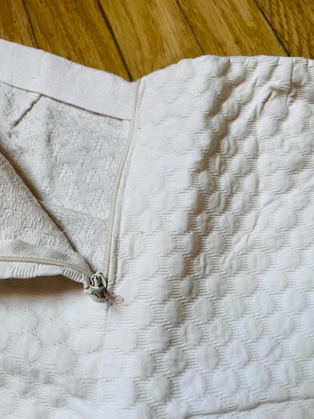 Pantaloni in piqué bianco anni ’60