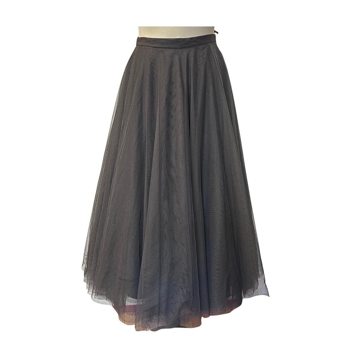 Gonna Mila Schön in tulle grigio fine anni ’80 – primi ’90