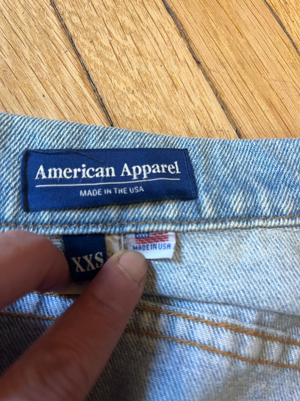 Vintage American Apparel Denim Jacket Light Wash
