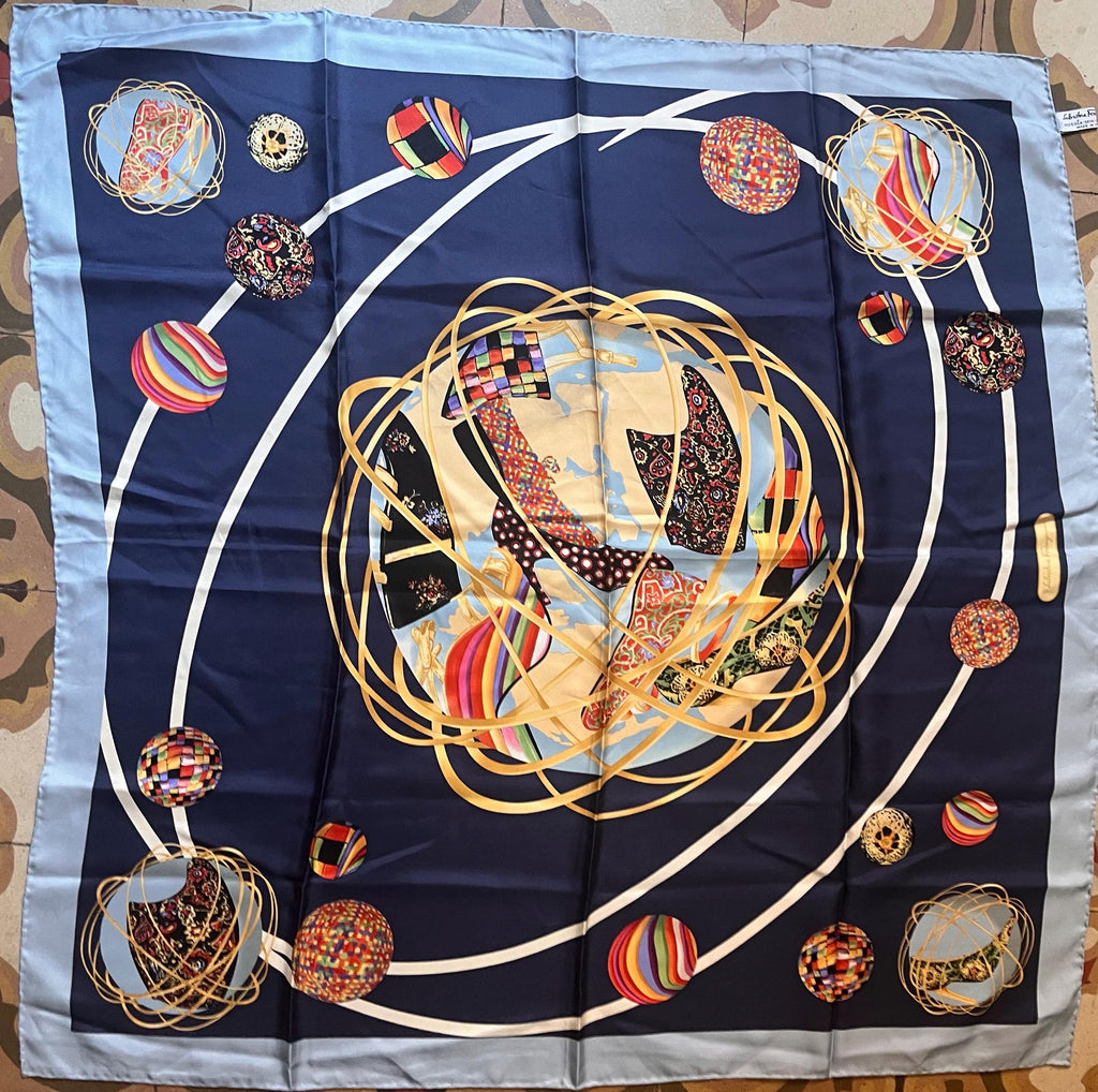Salvatore Ferragamo silk scarf