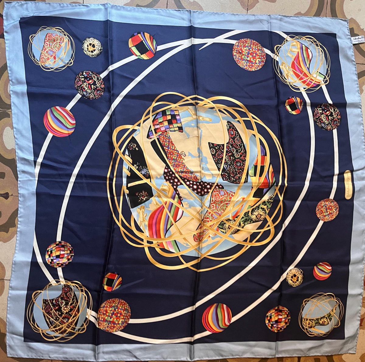 Salvatore Ferragamo silk scarf