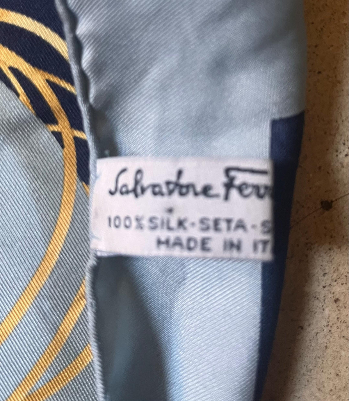 Salvatore Ferragamo silk scarf