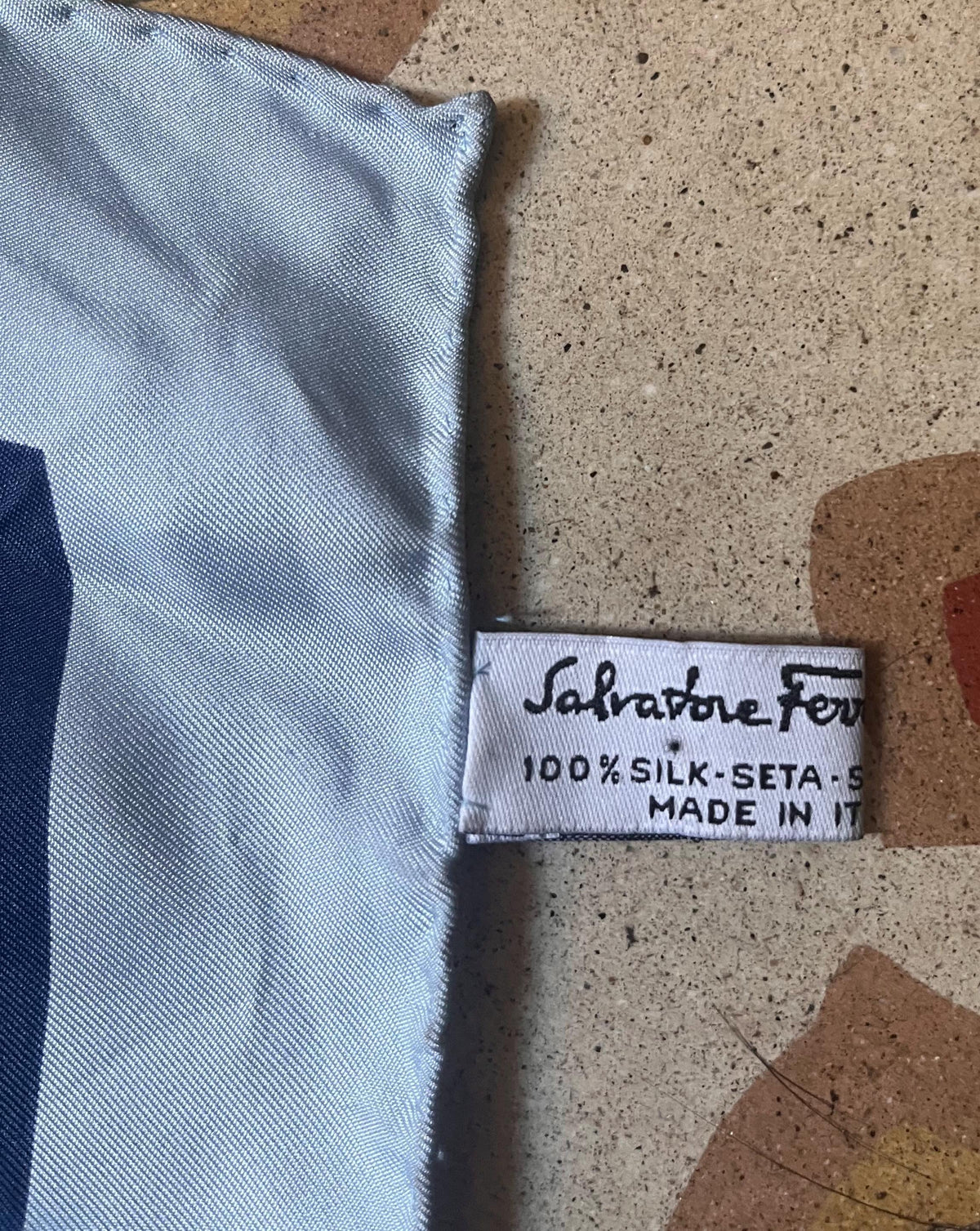 Salvatore Ferragamo silk scarf