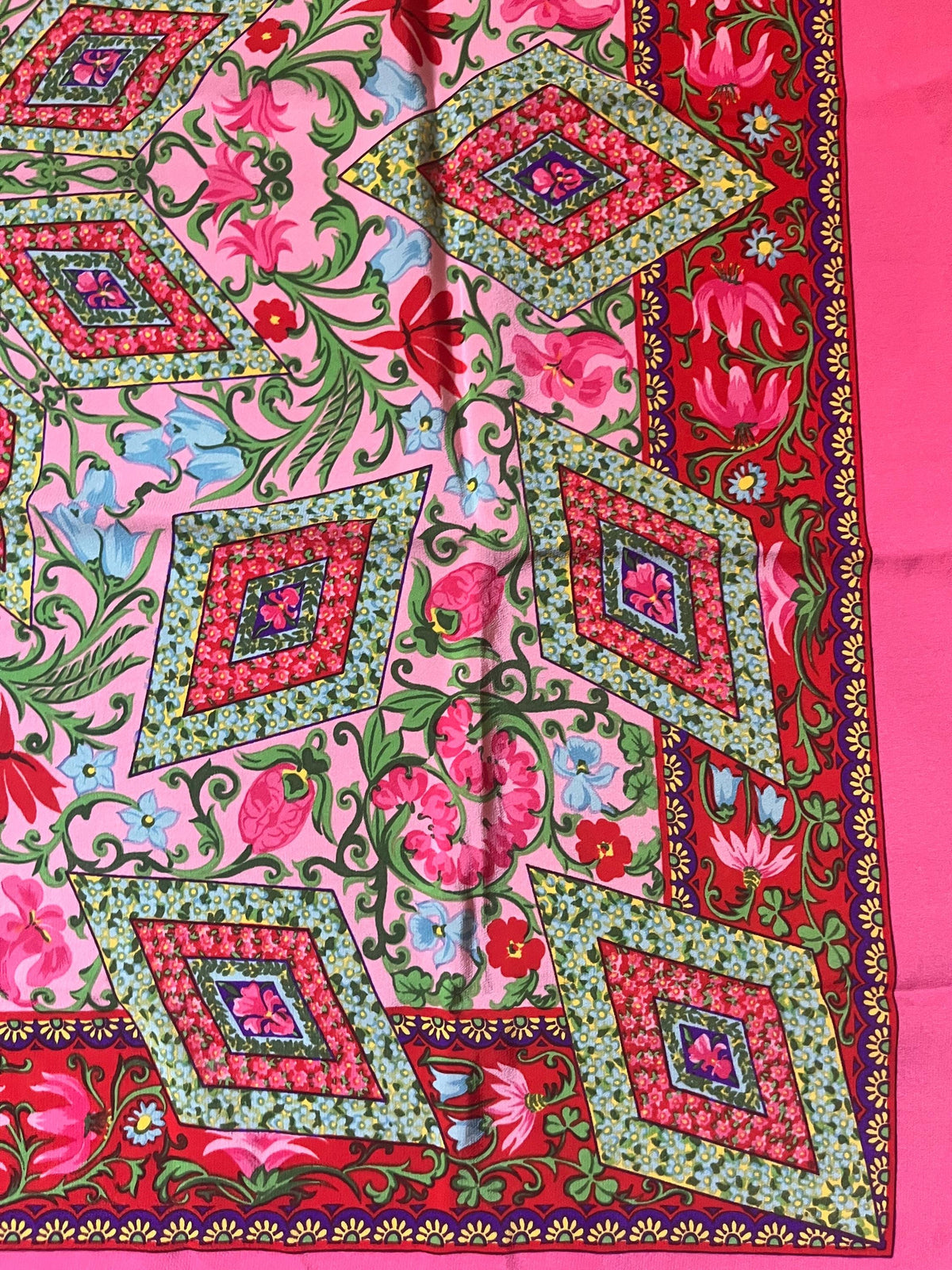 Vintage 1980s Ken Scott Silk Scarf