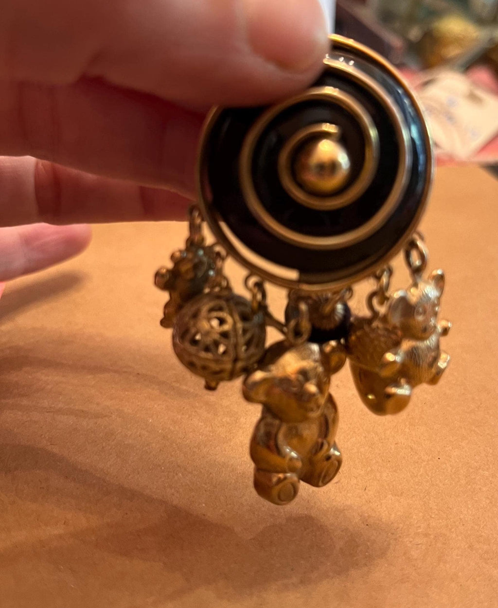 Orecchini a clip anni 90 con charms