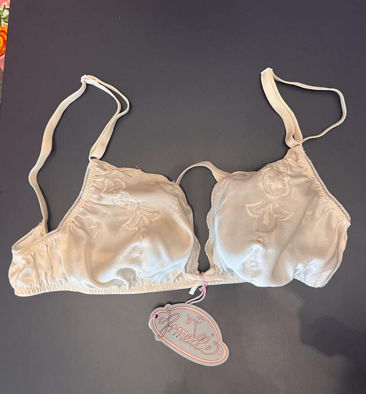 Reggiseno vintage in seta