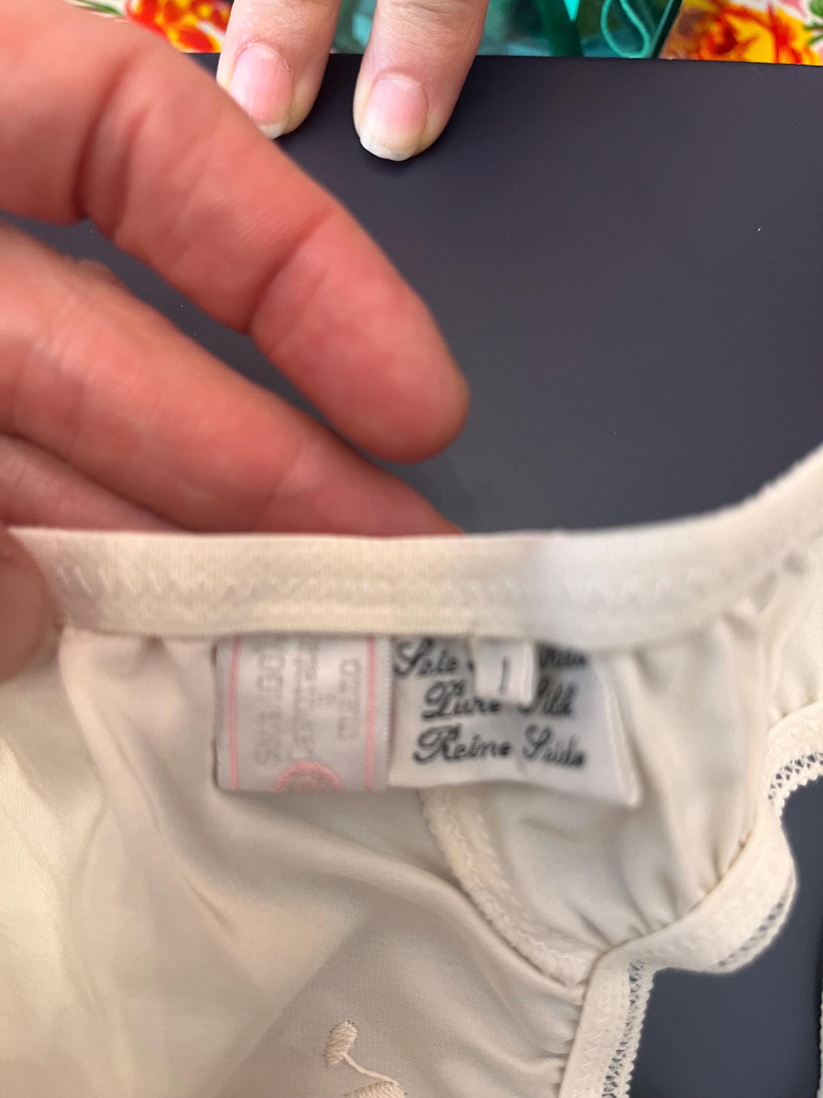 Reggiseno vintage in seta