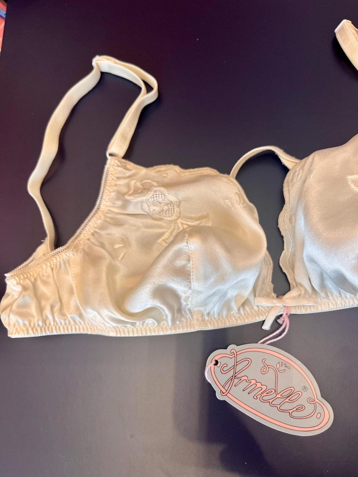 Reggiseno vintage in seta
