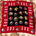 Foulard Moschino " Save our sphere"